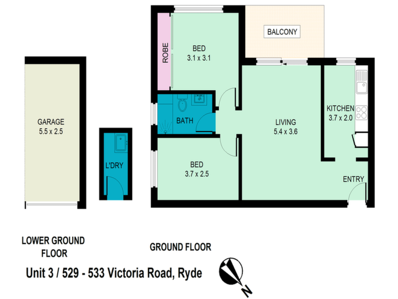 3/529-533 Victoria Road, Ryde Sold by Cassidy Real Estate - image 1